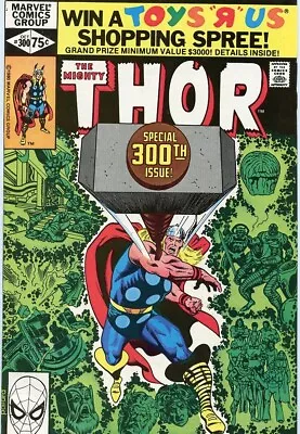 Buy Marvel Comics Comic Book Special #300 The Mighty Thor Oct 1980 Grade VF- 7.5 • 6.40£