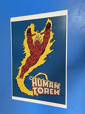 Buy Marvel Comics Retro Fantastic Four The Human Torch Poster Pin Up New. • 20.96£