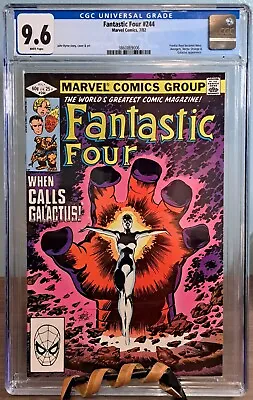 Buy FANTASTIC FOUR #244 CGC 9.6 1982 Marvel - 1st Appearance Of Frankie Raye As Nova • 122.50£