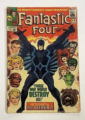 Buy Fantastic Four #46. Jan 1966. Marvel. G/vg. Inhumans! 1st App Of Black Bolt! • 200£