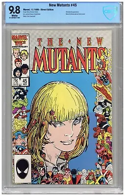Buy New Mutants  # 45   CBCS   9.8   NMMT   White Pgs  11/86   Shadowcat App.  Marve • 122.22£
