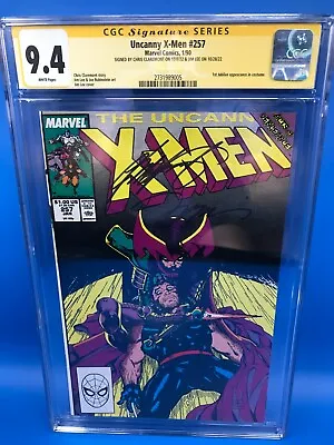 Buy Uncanny X-Men #257 - Marvel - CGC SS 9.4 NM - Signed By Chris Claremont, Jim Lee • 188.16£
