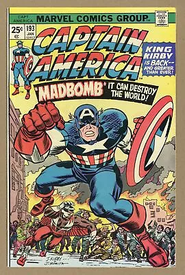 Buy Captain America #193 VF 8.0 1976 • 78.35£