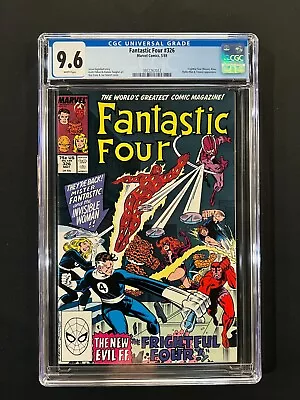 Buy Fantastic Four #326 CGC 9.6 (1989) – Wizard, Klaw, Hydro-Man & Titania App • 42.59£