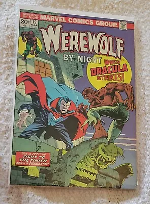Buy Werewolf By Night #15  Dracula Appearance! Mike Ploog Cover Art See Photos • 31.62£