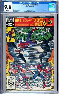 Buy Amazing Spider-Man 222 CGC Graded 9.6 NM+ Marvel Comics 1981 • 81.05£