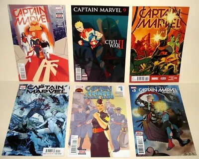 Buy CAPTAIN MARVEL  6 X Marvel Comics Lot/Bundle/Collection (2015 - 21)  VFN/NM • 6.99£