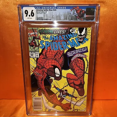 Buy Amazing Spider-Man 345 CGC 9.6 Newsstand Mark Jewelers • 157.69£