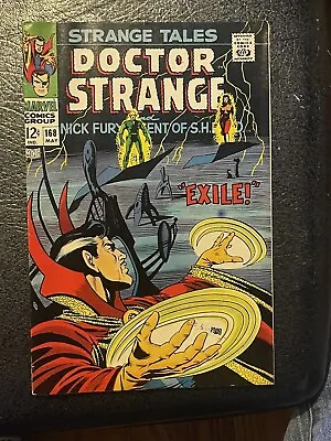 Buy Strange Tales #168 Doctor Strange Marvel Comics 1968 Silver Comic Book KEY • 58.88£