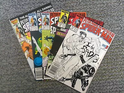 Buy The Spectacular Spider-Man Lot Of 5 Comics Issues 116, 125, 126, 131, 133 • 15.95£