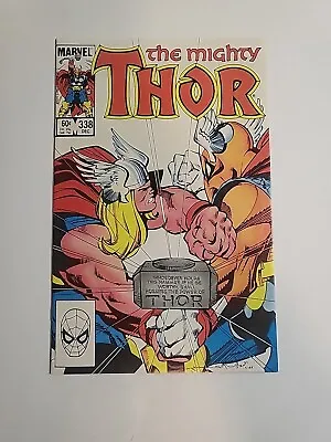 Buy The Mighty Thor #338: 2nd Appearance Beta Ray Bill, Marvel 1983 NM • 21.69£