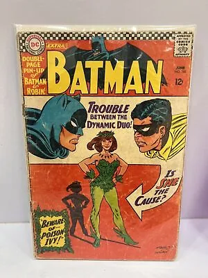 Buy BATMAN #181 First Appearance POISON IVY Centerfold Pinup 1966 Key Issue G To VG • 393.56£
