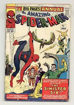 Buy Amazing Spider-Man Annual #1 FR/GD 1.5 1964 1st App. Sinister Six • 558.97£