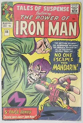 Buy Tales Of Suspense #55 Early Iron Man Marvel Comics (1964) • 29.95£