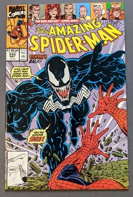 Buy Amazing Spider-man #332 (1990) Estim Grade: NM+, Uncertified. Feat: Venom. • 49.35£
