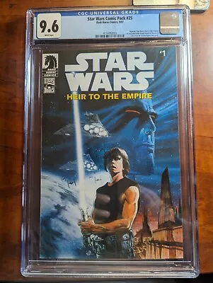 Buy  📬🔥 Star Wars Comic Pack 25 Heir To The Empire 1 2004 CGC 9.6 1st Thrawn • 139.92£
