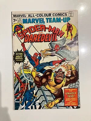 Buy Marvel Team-Up 25 - 1974 Good Condition Spider-Man & Daredevil • 6.50£