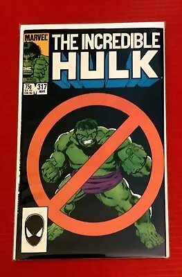 Buy Incredible Hulk #317 John Byrne 1985 Very Fine/near Mint Buy Retro Hulk Today • 9.69£