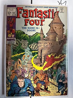 Buy Fantastic Four #84 Iconic Doom Kirby Cover Mid-grade Silver Age Marvel Classic • 39.41£