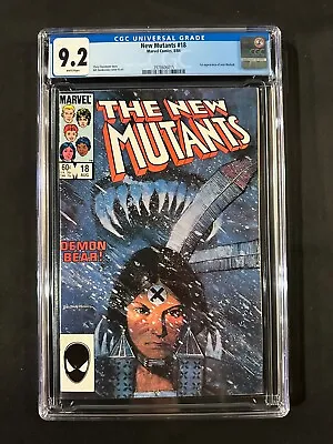 Buy New Mutants #18 CGC 9.2 (1984) - 1st App Of New Warlock • 23.65£