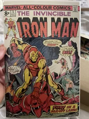 Buy THE INVINCIBLE IRON MAN #73 (1975) Marvel Comics (Bagged And Boarded) • 9.99£