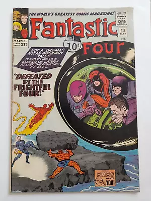 Buy Fantastic Four #38 May 1965 VGC 4.0 2nd Team Appearance Of The Frightful Four • 49.99£