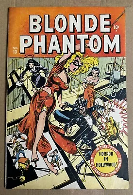 Buy Blonde Phantom #13 Sub-mariner , Namora Pre-code Golden Age Timely Comic 1947 !! • 1,185.90£