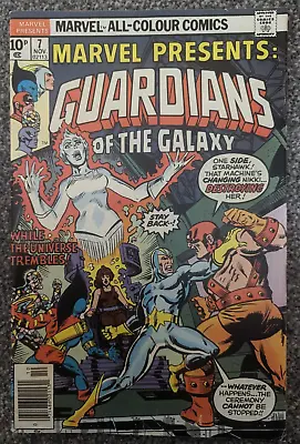 Buy Marvel Presents 7. 1976. Guardians Of The Galaxy, Karanada And Topographical Man • 2.50£