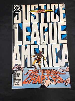 Buy Justice League Of America #261 DC Comics Legends Cross Over Final Issue Detroit • 7.90£