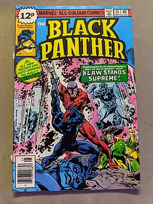Buy Black Panther #15, Marvel Comics, 1979, FREE UK POSTAGE • 8.99£