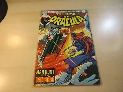 Buy Tomb Of Dracula #20 Marvel Bronze Age Mid Higher Grade Man-hunt Wooden Bullets • 39.18£