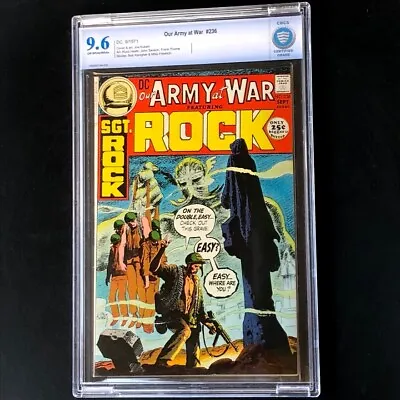Buy Our Army At War #236 (DC 1971) 💥 CBCS 9.6 💥 HIGHEST GRADED! Sgt. Rock Comic • 219.87£