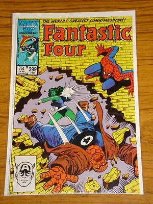 Buy Fantastic Four #299 Vol1 Marvel Comics Spiderman Apps February 1987 • 3.49£