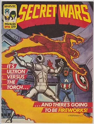 Buy Secret Wars #16 1985 Fine+ Marvel UK • 5£