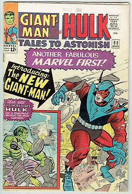 Buy TALES TO ASTONISH  65  VG/4.0  -  Affordable Copy Of New Giant Man Costume! • 37.57£