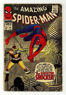 Buy Amazing Spider-Man #46 FR/GD 1.5 1967 1st App. Shocker • 90.92£