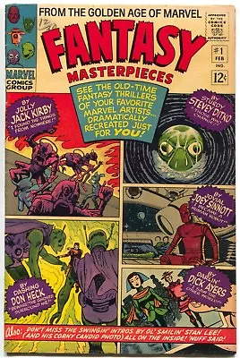 Buy Fantasy Masterpieces 1 Marvel 1966 FN VF Strange Tales 76 Astonish 7 Jack Kirby • 28.39£