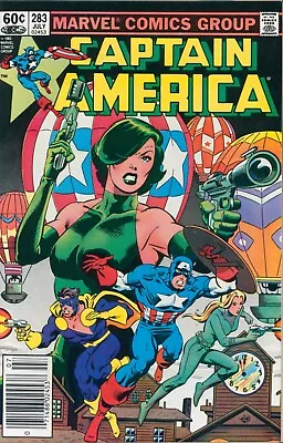 Buy Captain America #282 ~ Newsstand Edition ~ Marvel Comics 1983 ~ Nm • 6.40£