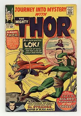 Buy Thor Journey Into Mystery #108 VG 4.0 1964 • 48.23£