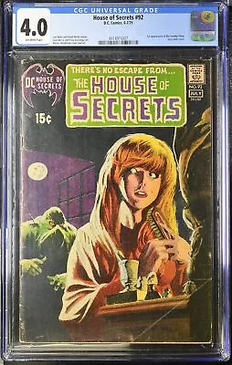 Buy House Of Secrets #92 CGC 4.0 Off-White Pages • 672.02£