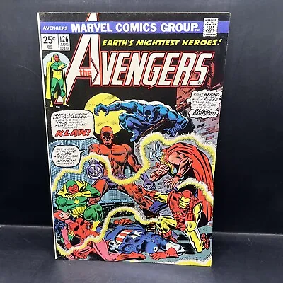 Buy Avengers Earth's Mightiest Heroes Series 1 Issue #126 1974 Klaw Fight (A39)(36) • 15.79£