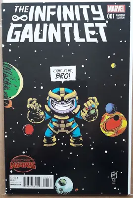 Buy INFINITY GAUNTLET #1 SKOTTIE YOUNG VARIANT COVER New Bagged And Boarded • 9£