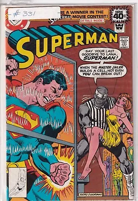 Buy Superman (1978) #331 Whitman Variant 1st Master Jailer VG DC Comics • 3.15£