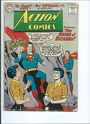 Buy Action Comics 255 - G/vg 3.0 - 4th Supergirl Appearance - Bizarro (1959) • 46.25£