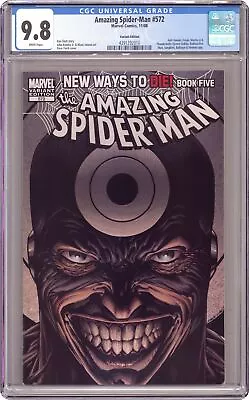 Buy Amazing Spider-Man #572B Finch Variant CGC 9.8 2008 4391292010 • 70.45£
