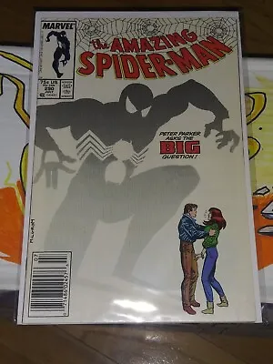 Buy Amazing Spider-man # 290 Marvel Comics 1987  Newsstand Peter Proposes Mary Jane • 11.06£