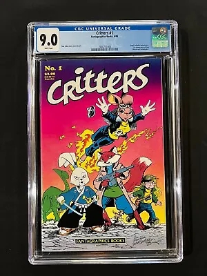 Buy Critters #1 CGC 9.0 (1986) - 1st App Of Gen & Usagi Yojimbo App • 71.92£