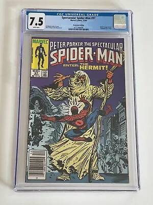 Buy Spectacular Spider-Man #97 NEWSSTAND CGC 7.5 | 1st Dr. Ohnn SPOT Spiderverse • 31.86£