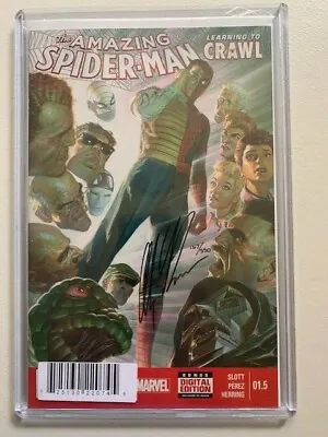 Buy Amazing Spider-man 01.5 A Alex Ross Signed Dynamic Forces 11/2014 • 118.59£