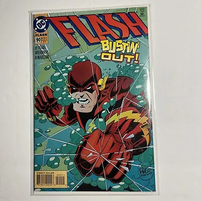 Buy Flash (1987 Series) #90 In Near Mint Minus Condition | Waid | DC Comics Look! • 4.74£
